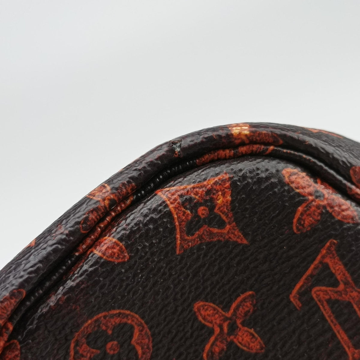Pre-owned Louis Vuitton Neverfull MM Catogram Brown Monogram canvas M44441 handbag | stylenewstar