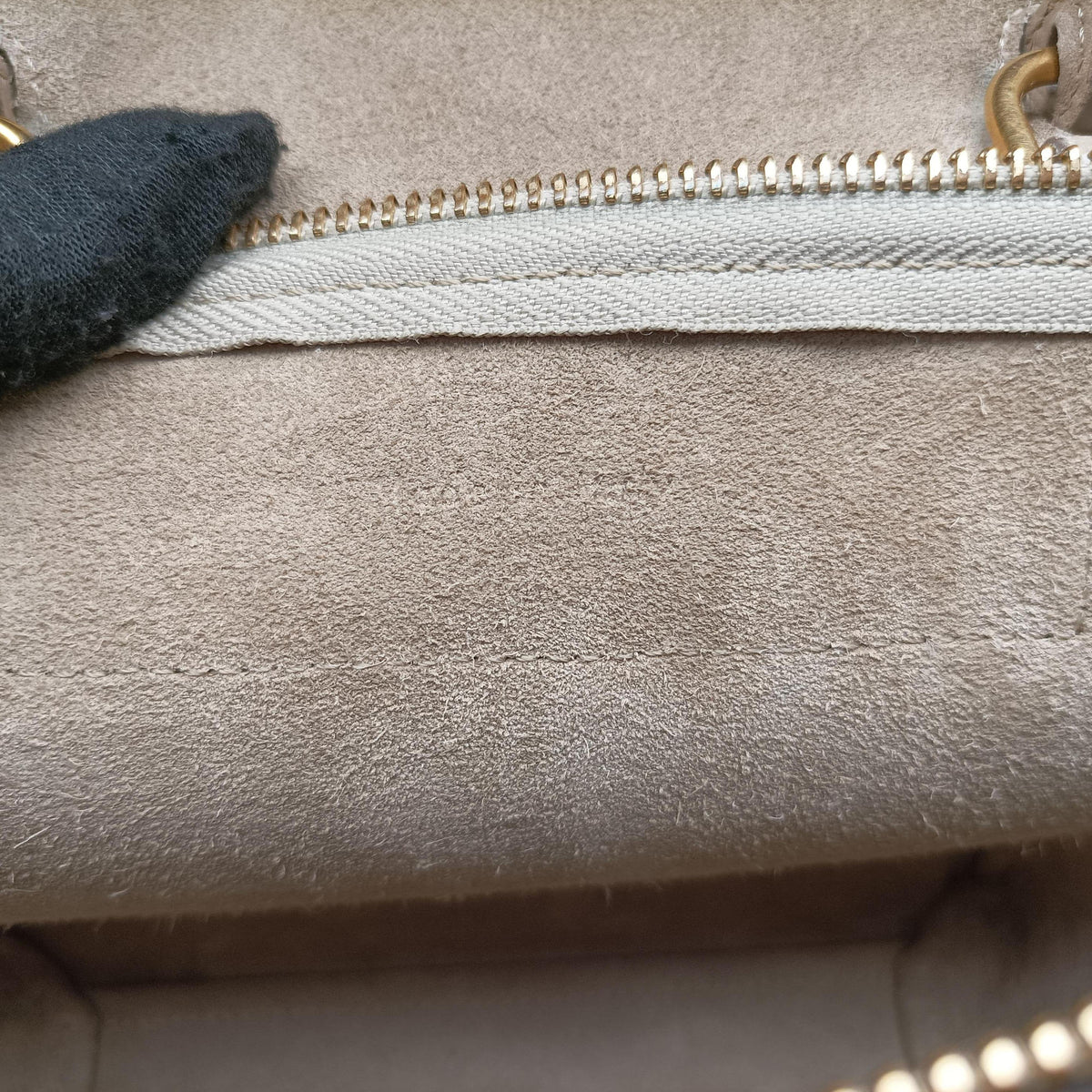 Pre-owned Celine Belt Mini Beige Leather  shoulderbag | stylenewstar