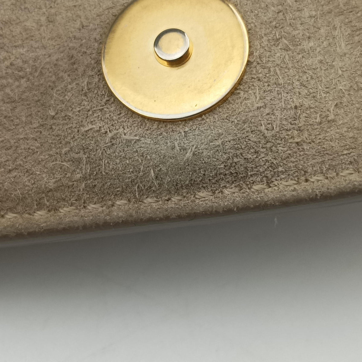 Pre-owned Celine Belt Mini Beige Leather  shoulderbag | stylenewstar