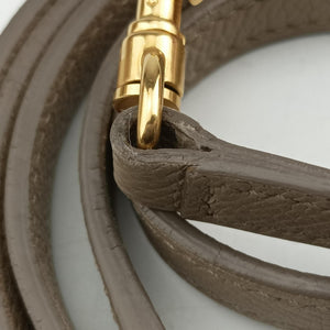 Pre-owned Celine Belt Mini Beige Leather  shoulderbag | stylenewstar