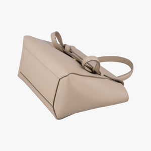 Pre-owned Celine Belt Mini Beige Leather  shoulderbag | stylenewstar
