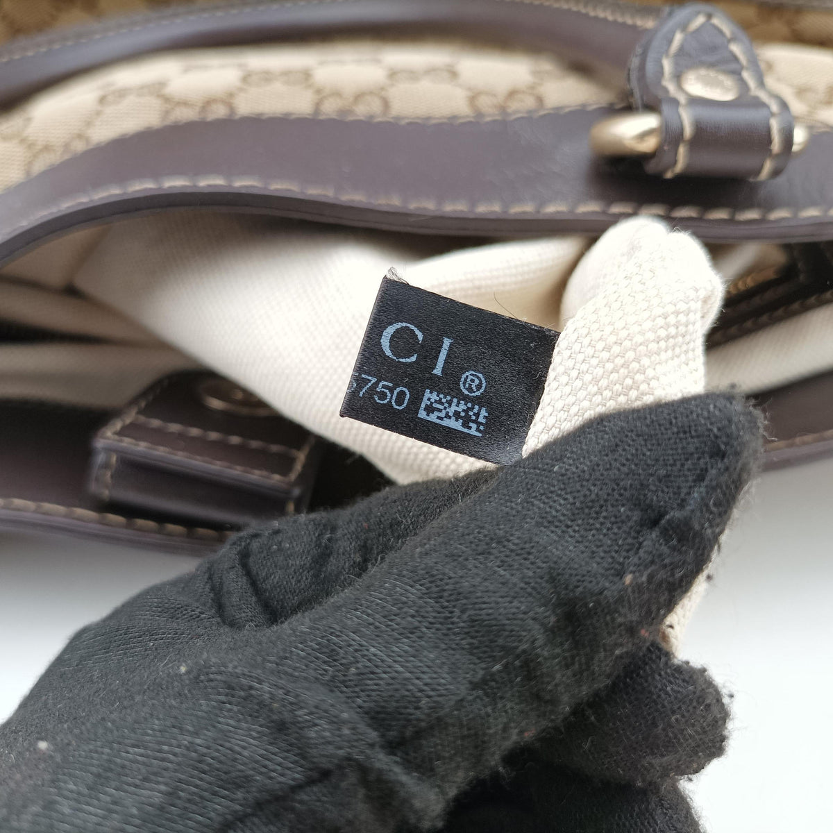 Secondhand Gucci Lovely Brown Canvas×Leather 257071 handbag | stylenewstar