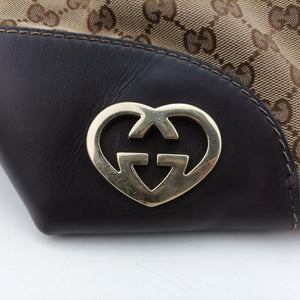Secondhand Gucci Lovely Brown Canvas×Leather 257071 handbag | stylenewstar