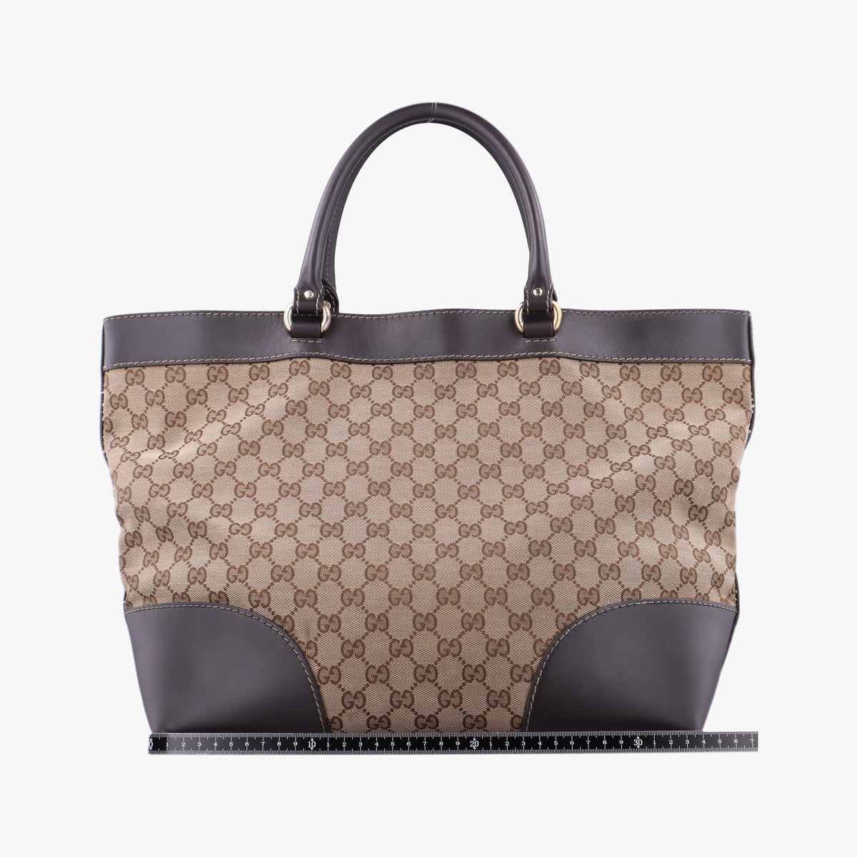 Secondhand Gucci Lovely Brown Canvas×Leather 257071 handbag | stylenewstar