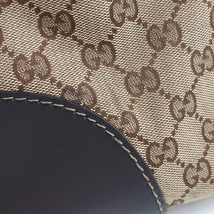 Secondhand Gucci Lovely Brown Canvas×Leather 257071 handbag | stylenewstar