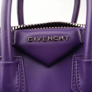 Secondhand Givenchy Antigona Purple Leather  shoulderbag | stylenewstar