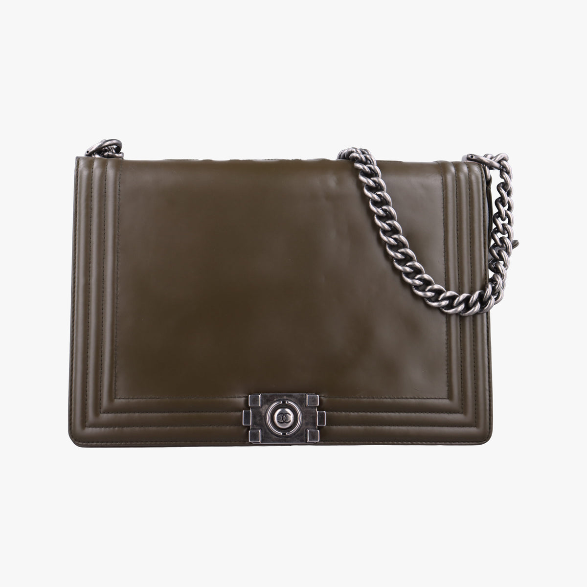 Secondhand Chanel BOY CHANEL Brown Leather A66711 shoulderbag | stylenewstar