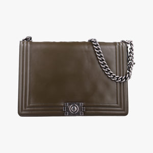 Secondhand Chanel BOY CHANEL Brown Leather A66711 shoulderbag | stylenewstar