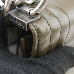 Secondhand Chanel BOY CHANEL Brown Leather A66711 shoulderbag | stylenewstar