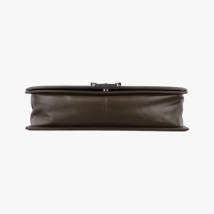 Secondhand Chanel BOY CHANEL Brown Leather A66711 shoulderbag | stylenewstar