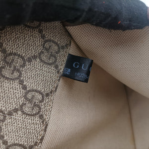 Pre-owned Gucci NEO VINTAGE GG Supreme beige×Brown PVC coated canvas×Leather 493930 bum bag/waist bag | stylenewstar