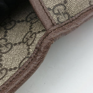 Pre-owned Gucci NEO VINTAGE GG Supreme beige×Brown PVC coated canvas×Leather 493930 bum bag/waist bag | stylenewstar