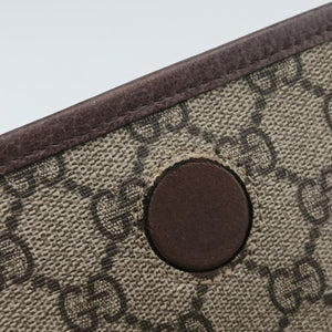 Pre-owned Gucci NEO VINTAGE GG Supreme beige×Brown PVC coated canvas×Leather 493930 bum bag/waist bag | stylenewstar