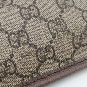 Pre-owned Gucci NEO VINTAGE GG Supreme beige×Brown PVC coated canvas×Leather 493930 bum bag/waist bag | stylenewstar