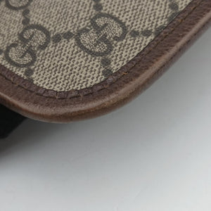 Pre-owned Gucci NEO VINTAGE GG Supreme beige×Brown PVC coated canvas×Leather 493930 bum bag/waist bag | stylenewstar