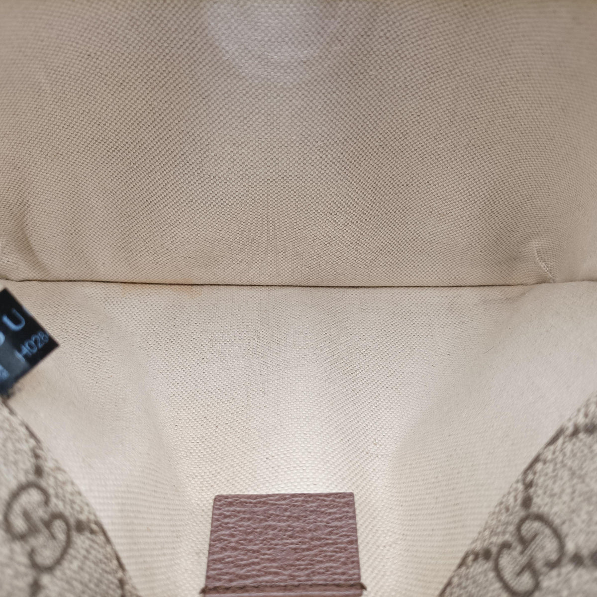 Pre-owned Gucci NEO VINTAGE GG Supreme beige×Brown PVC coated canvas×Leather 493930 bum bag/waist bag | stylenewstar
