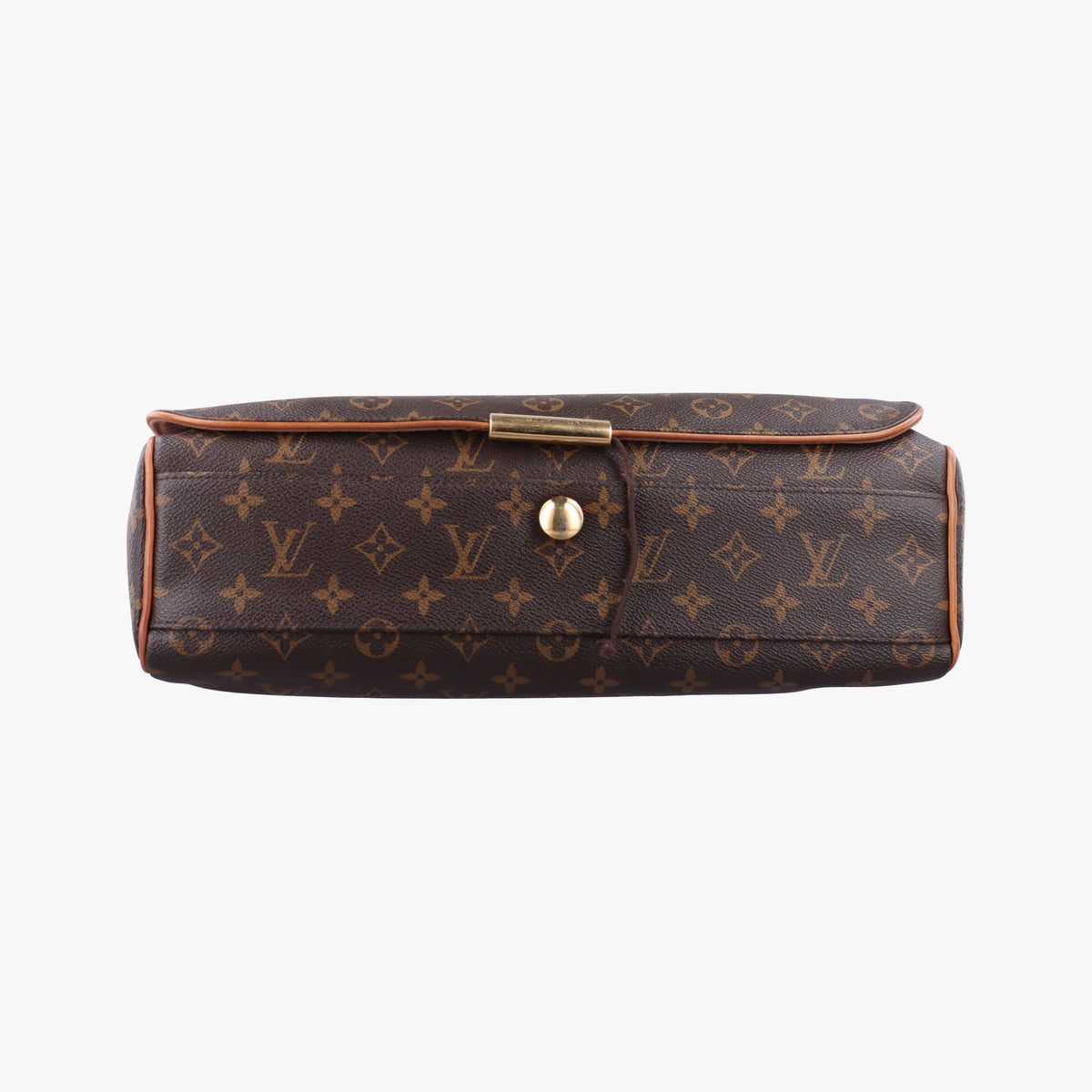 Pre-owned Louis Vuitton ABBESSES brown Monogram Canvas M45257 crossbodybag | stylenewstar