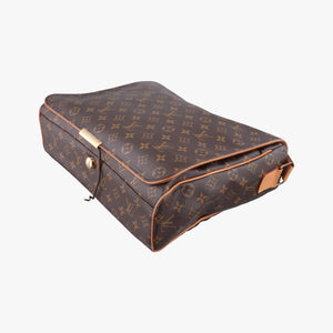 Pre-owned Louis Vuitton ABBESSES brown Monogram Canvas M45257 crossbodybag | stylenewstar