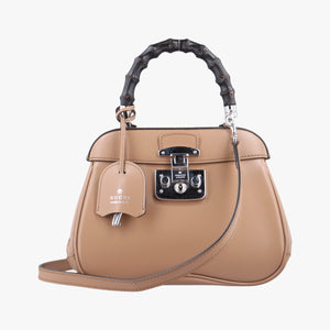 Secondhand Gucci Bamboo Beige leather 353522 shoulderbag | stylenewstar