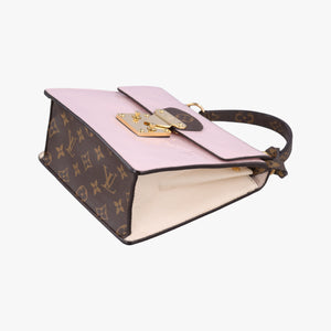Pre-owned Louis Vuitton Spring Street PM ROSE BALLERINE Vernis×Monogram Canvas M90468 shoulderbag | stylenewstar