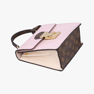 Pre-owned Louis Vuitton Spring Street PM ROSE BALLERINE Vernis×Monogram Canvas M90468 shoulderbag | stylenewstar