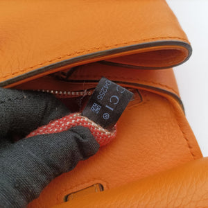 Secondhand Gucci Bamboo Daily Orange Leather 370831 shoulderbag | stylenewstar