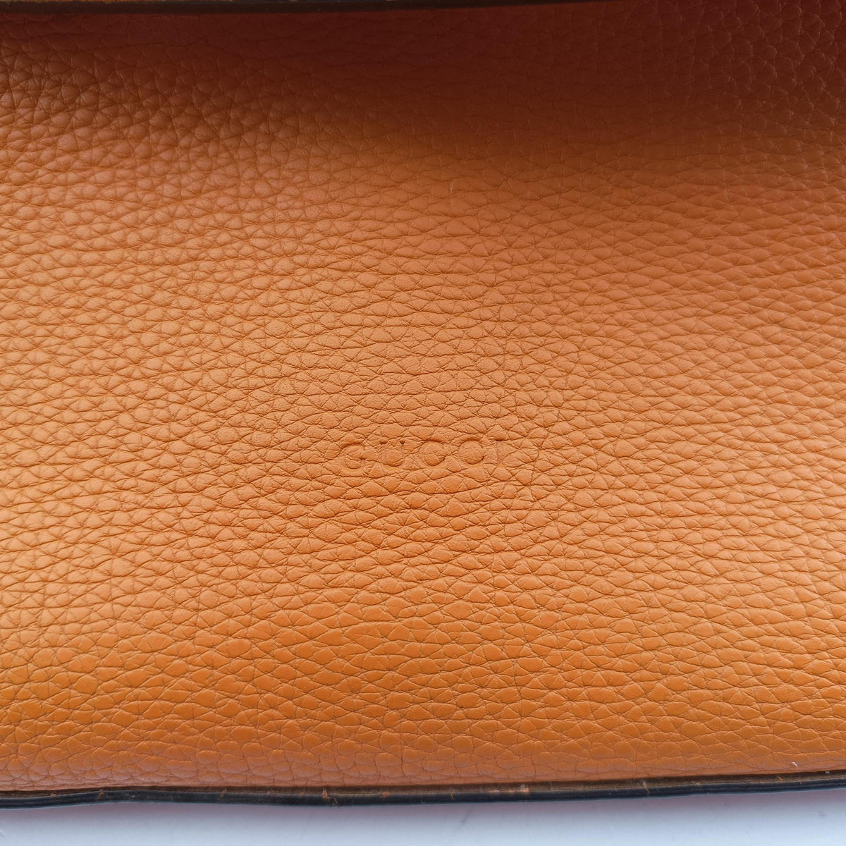 Secondhand Gucci Bamboo Daily Orange Leather 370831 shoulderbag | stylenewstar