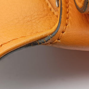 Secondhand Gucci Bamboo Daily Orange Leather 370831 shoulderbag | stylenewstar