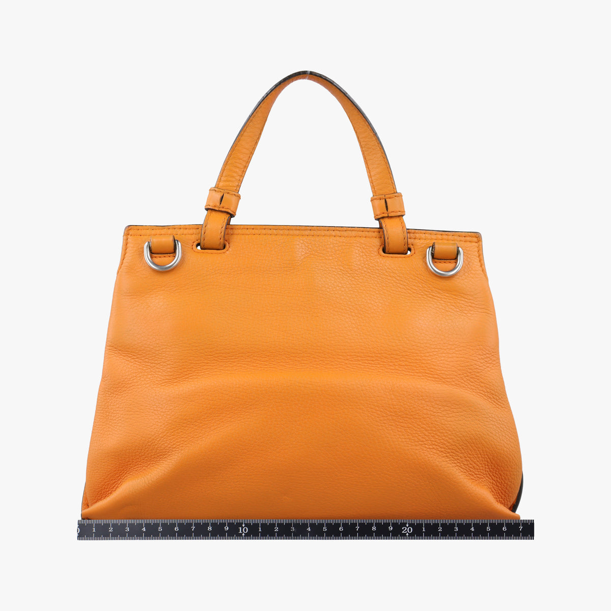 Secondhand Gucci Bamboo Daily Orange Leather 370831 shoulderbag | stylenewstar