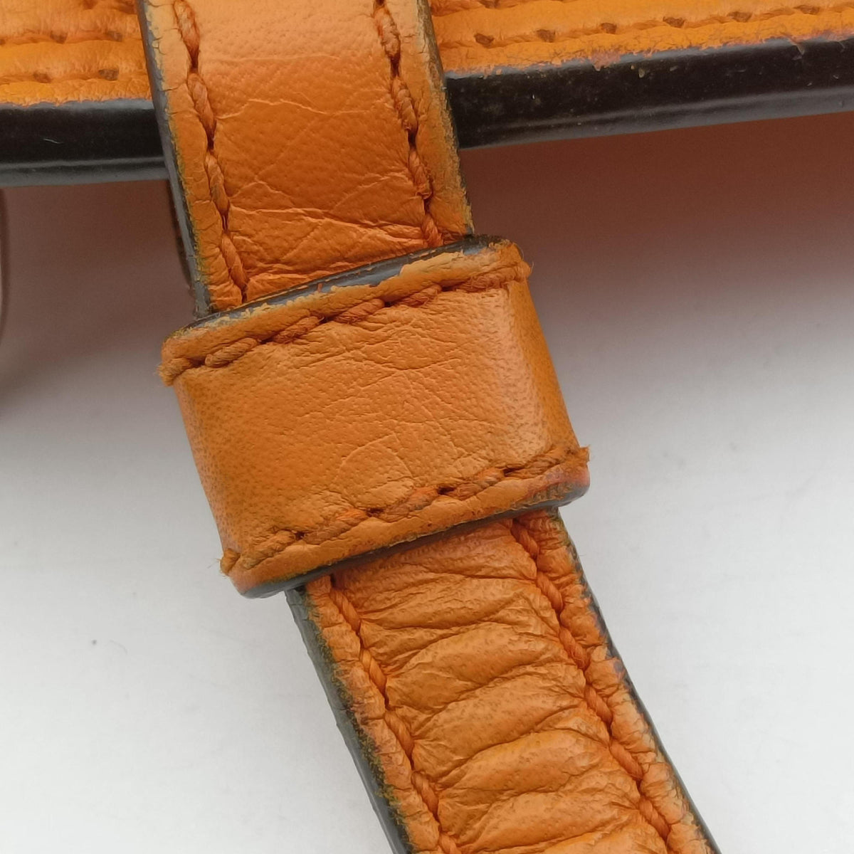 Secondhand Gucci Bamboo Daily Orange Leather 370831 shoulderbag | stylenewstar