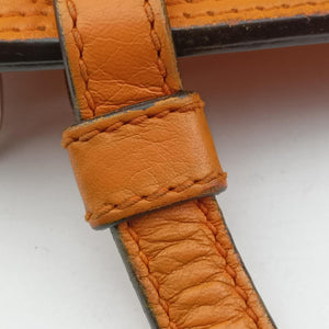 Secondhand Gucci Bamboo Daily Orange Leather 370831 shoulderbag | stylenewstar