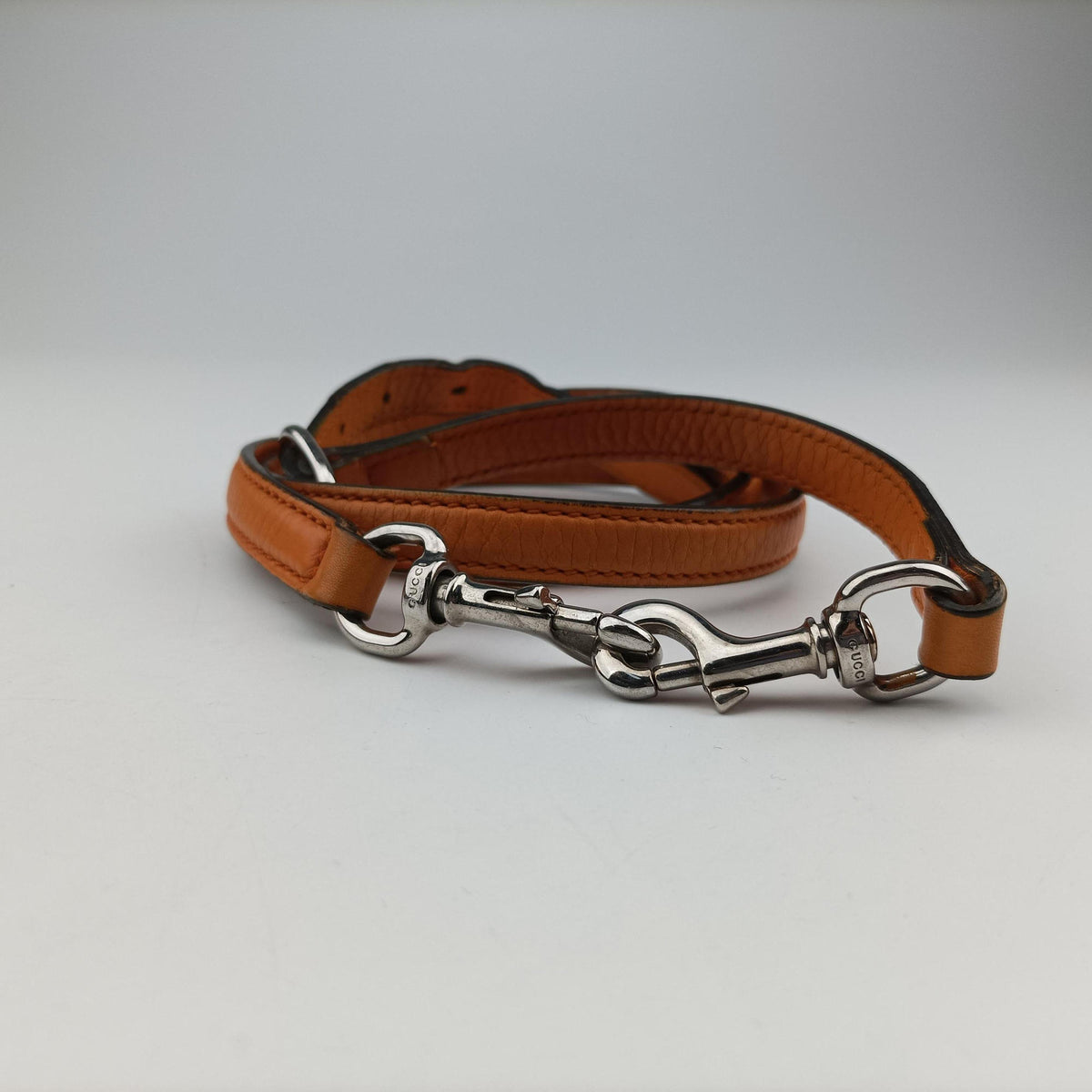 Secondhand Gucci Bamboo Daily Orange Leather 370831 shoulderbag | stylenewstar