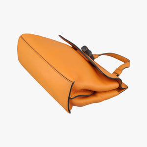 Secondhand Gucci Bamboo Daily Orange Leather 370831 shoulderbag | stylenewstar