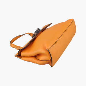 Secondhand Gucci Bamboo Daily Orange Leather 370831 shoulderbag | stylenewstar