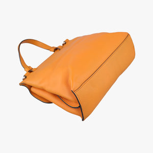 Secondhand Gucci Bamboo Daily Orange Leather 370831 shoulderbag | stylenewstar