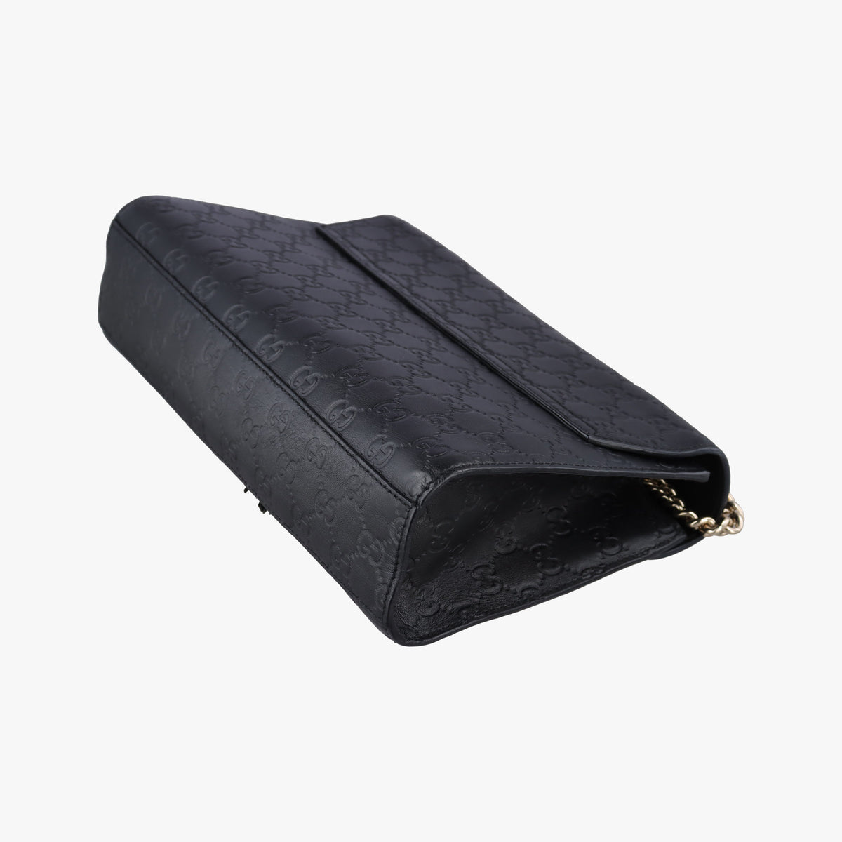 Pre-owned Gucci Emily Black Leather 295402 shoulderbag | stylenewstar