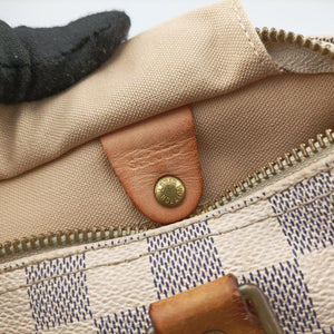 Pre-owned Louis Vuitton Speedy 25 AZUR Damier Canvas N41534 handbag | stylenewstar