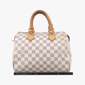 Pre-owned Louis Vuitton Speedy 25 AZUR Damier Canvas N41534 handbag | stylenewstar