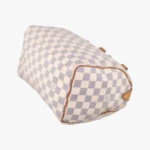 Pre-owned Louis Vuitton Speedy 25 AZUR Damier Canvas N41534 handbag | stylenewstar