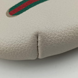 Vintage Gucci Print White Leather 527792 bum bag/waist bag | stylenewstar