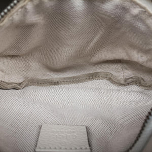 Vintage Gucci Print White Leather 527792 bum bag/waist bag | stylenewstar
