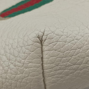 Secondhand Gucci Print White Leather 527792 bum bag/waist bag | stylenewstar