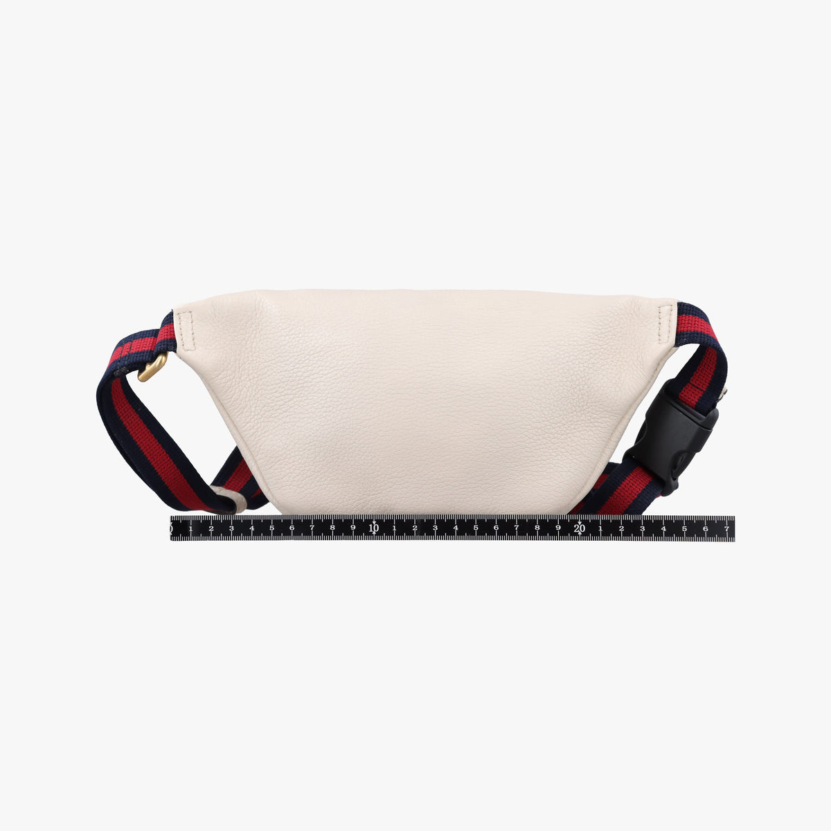 Secondhand Gucci Print White Leather 527792 bum bag/waist bag | stylenewstar