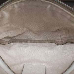 Secondhand Gucci Print White Leather 527792 bum bag/waist bag | stylenewstar