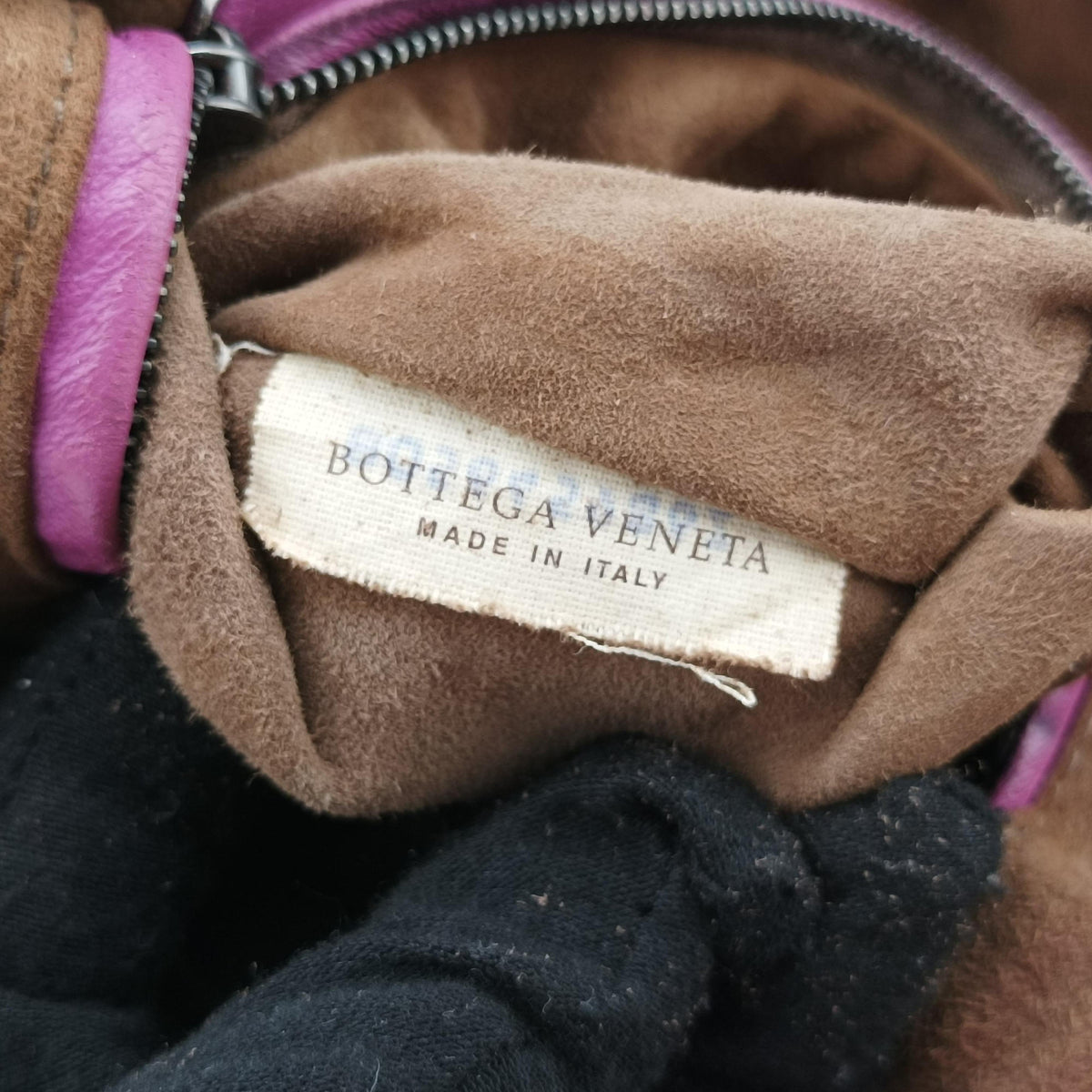 Pre-owned Bottega Veneta NODINI Intrecciato Purple lambskin  shoulderbag | stylenewstar