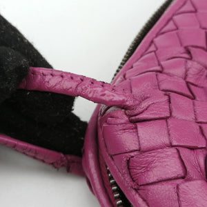Pre-owned Bottega Veneta NODINI Intrecciato Purple lambskin  shoulderbag | stylenewstar