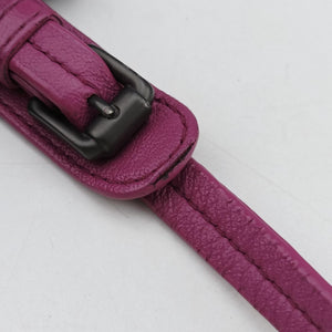 Pre-owned Bottega Veneta NODINI Intrecciato Purple lambskin  shoulderbag | stylenewstar