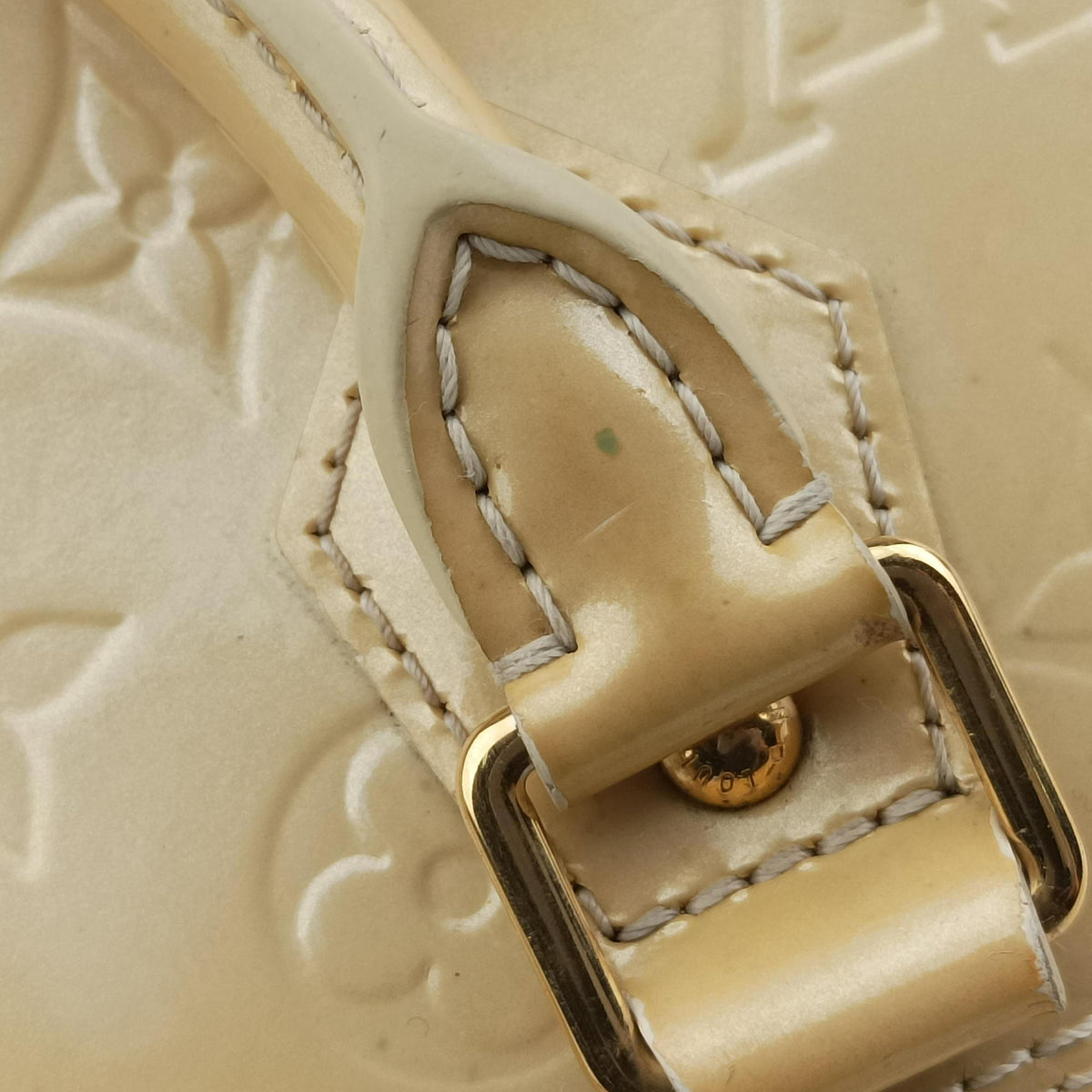 Pre-owned Louis Vuitton ALMA PM CITRINE Vernis M90101 handbag | stylenewstar