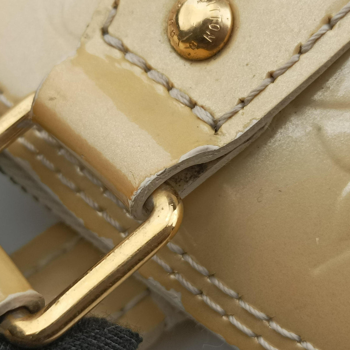 Pre-owned Louis Vuitton ALMA PM CITRINE Vernis M90101 handbag | stylenewstar