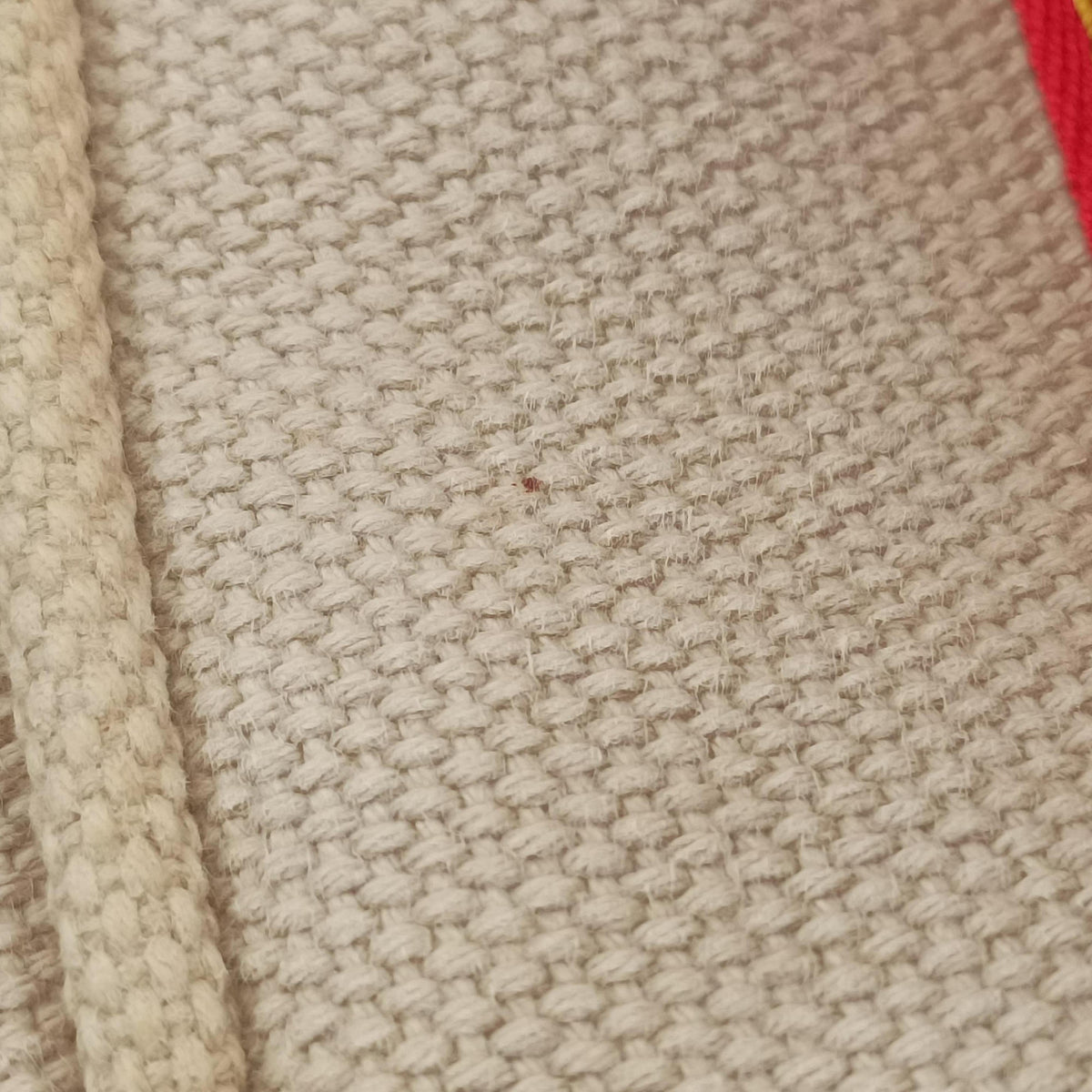 Pre-owned Louis Vuitton Kaba MM Antigua Beige x Red Canvas M40035 handbag | stylenewstar